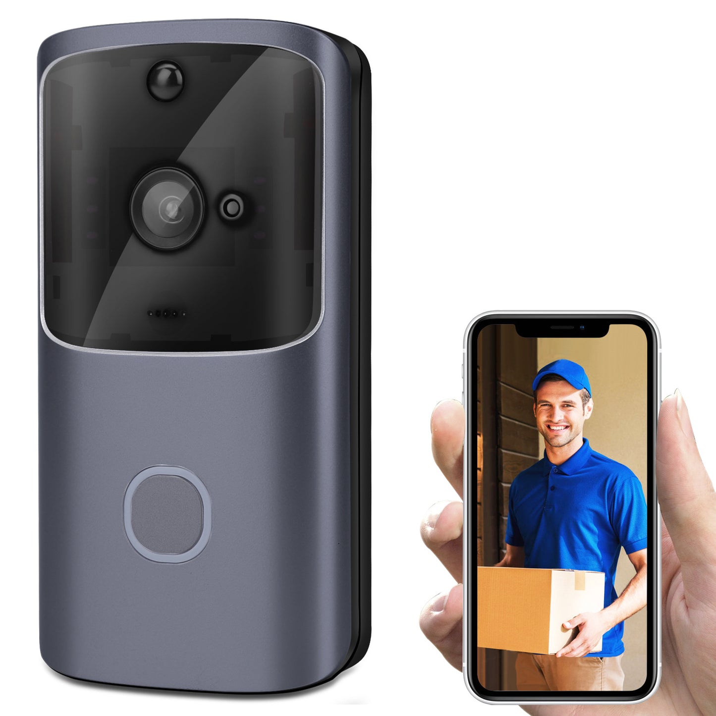 Smart WiFi 2.4G Visual Doorbell with Intercom System