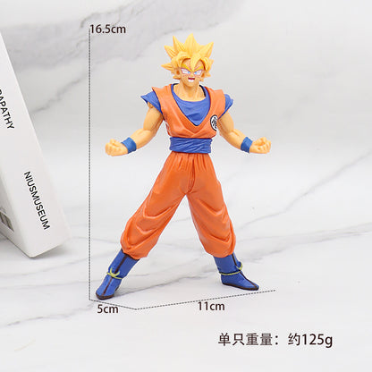 Dragon Ball Super Saiyan Action Figures - Goku & Vegeta