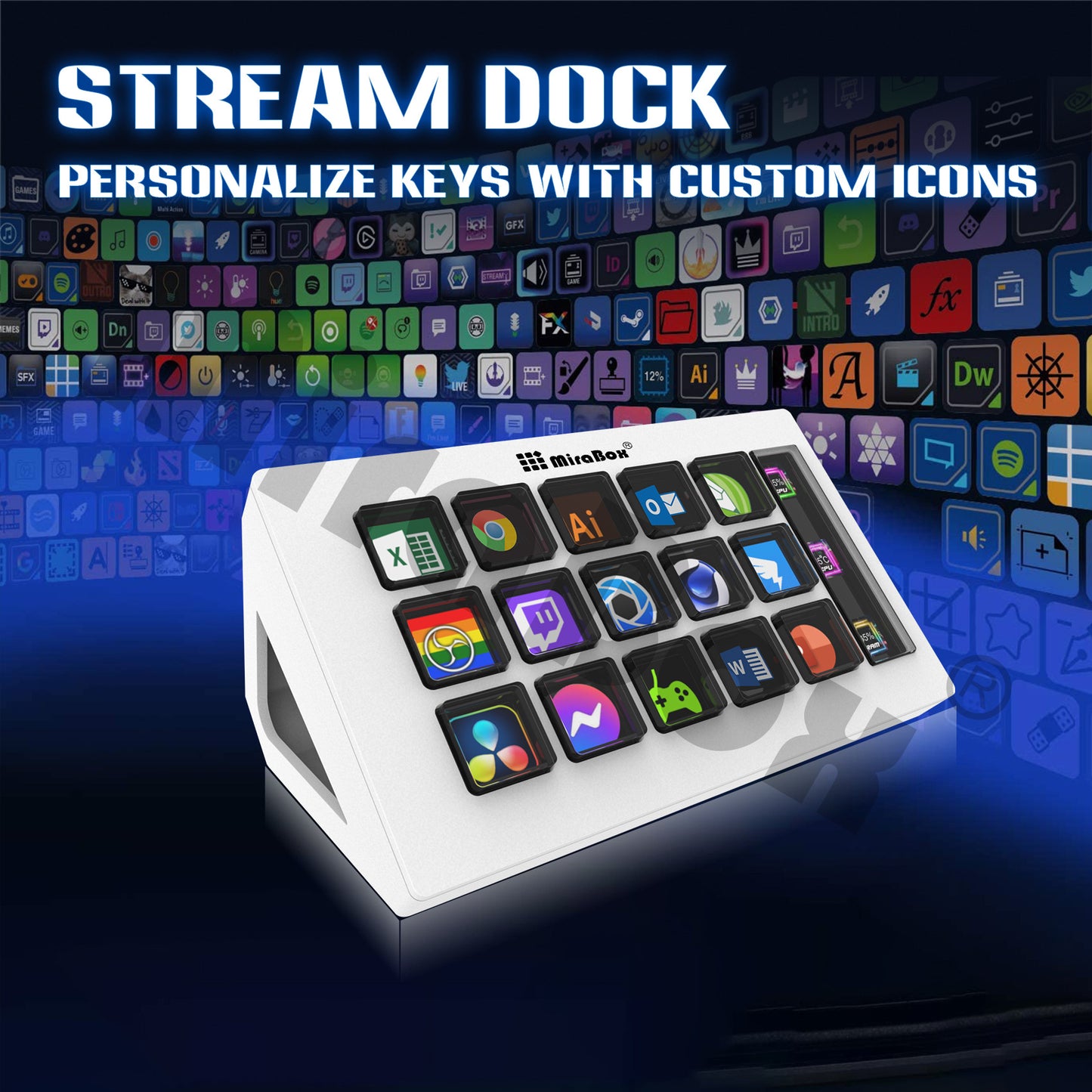 LCD Screen Custom Macro Keypad