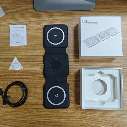 Portable Multi-Function MagSafe iPhone Wireless Charger