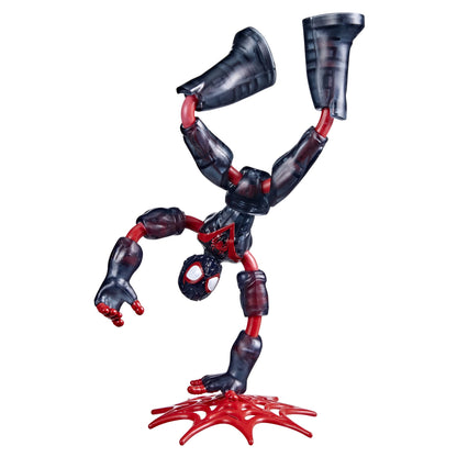 Hasbro Marvel Spider-Man Bend and Flex Missions Miles Morales Space Mission Action Figure 6-Inch-Scale Bendable Toy Toys for Kids Ages 4 and Up (F3844)