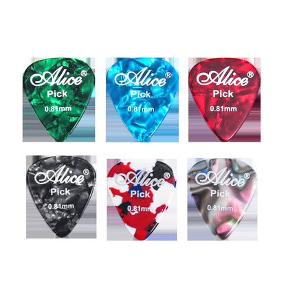 Alice AP100 Celluloid Guitar Picks for Acoustic & Electric