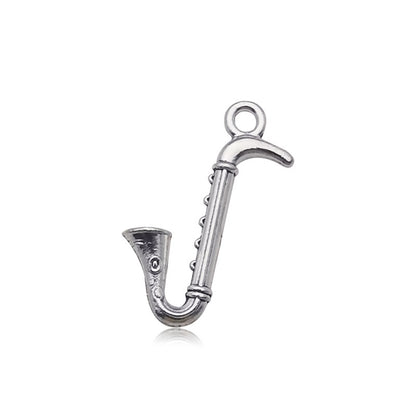 Cute DIY Music Series Violin Guitar Note keychain pendant necklace