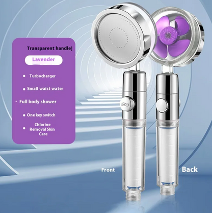 High pressure Turbo Handheld Shower head with filter