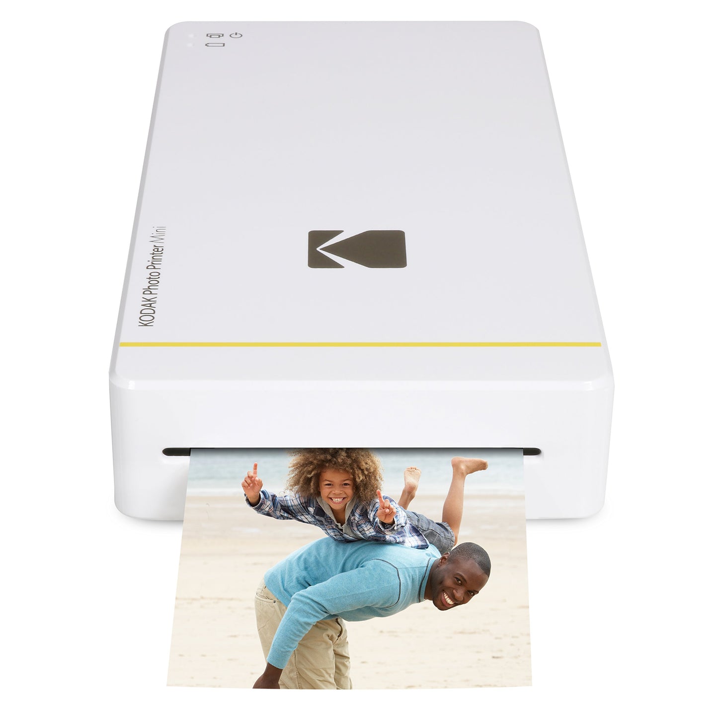 Kodak Mini Portable Mobile Instant Photo Printer - Wi-Fi & NFC Compatible - Wirelessly Prints 2.1 x 3.4 Images Advanced DyeSub Printing Technology (White) Compatible with Android & iOS