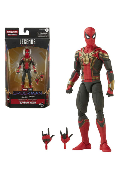 Marvel Legends Series Integrated Suit Spider-Man 6-inch Collectible Action Figure Toy 2 Accessories