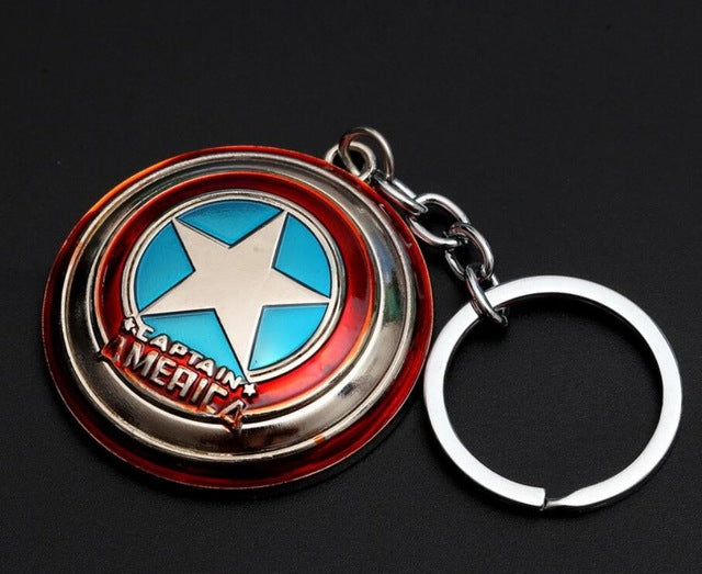 Avengers Marvel + DC Keychain - Spiderman Ironman captain Batman