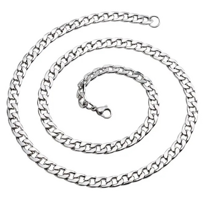 Stainless Steel Necklace & Bracelet Set couple birthday valentine romance gift
