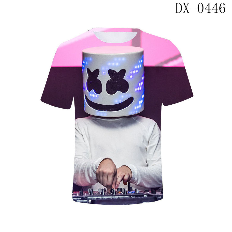 Marshmello 3D Unisex T-Shirt - Trendy DJ Style
