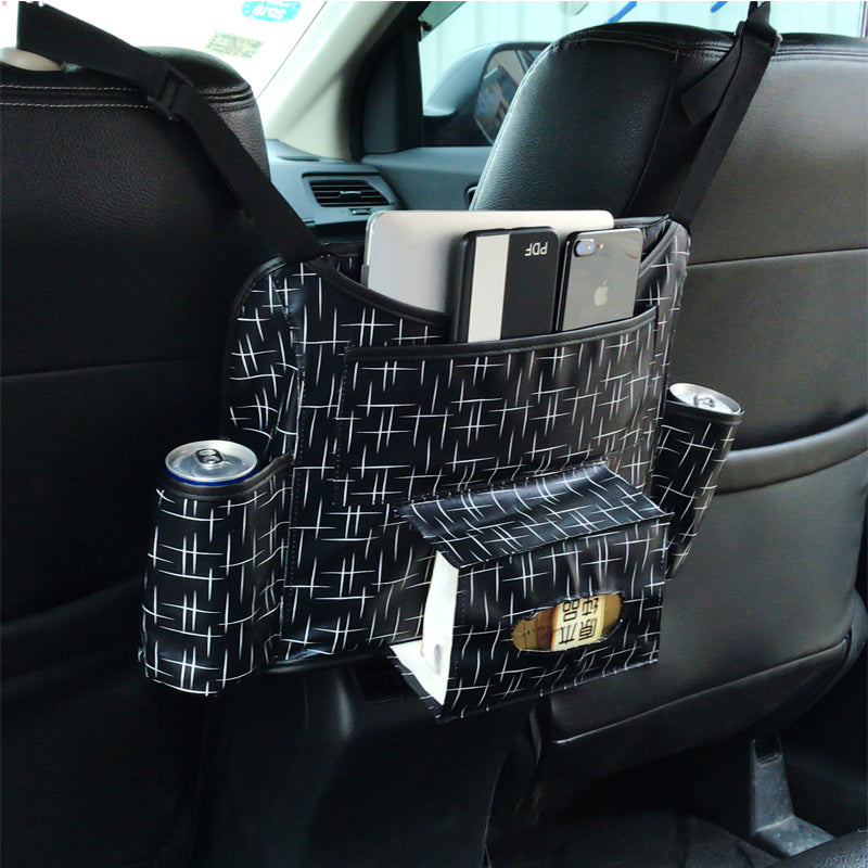 Car Seat Back Storage Organizer with Cup and Phone Holder 26x40cm