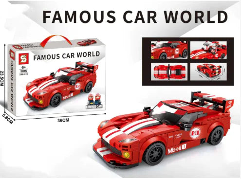 Sports Car Bricks Set