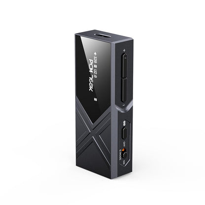 FiiO KA17 Tragbarer USB DAC Audio HiFi Decoder Dual ES9069Q PCM768 DSD512 35/44 mm Ausgang für Android iOS Mac Win10 (Schwarz)