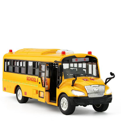 Children's School Bus Toy Model - Large Inertia Vehicle 29cm