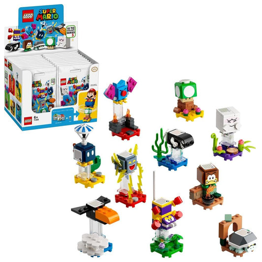 LEGO 71394 Super Mario Character Packs – Series 3 Toy Collectible Figures Gift Idea for Kids (1 Unit - Style Picked at Random)