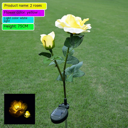 Solar-Powered LED flower shape Garden Light