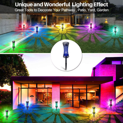 Colorful Waterproof Solar powered LED Garden Light (1pc)