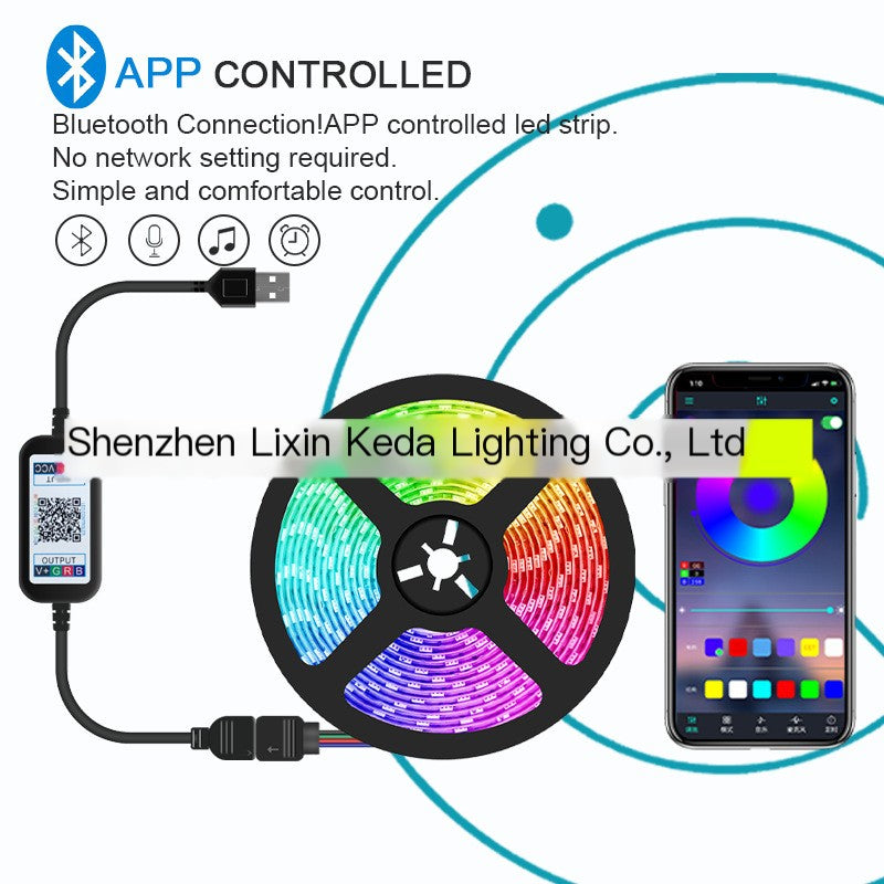 TV Backlight LED Strip with Bluetooth App Control