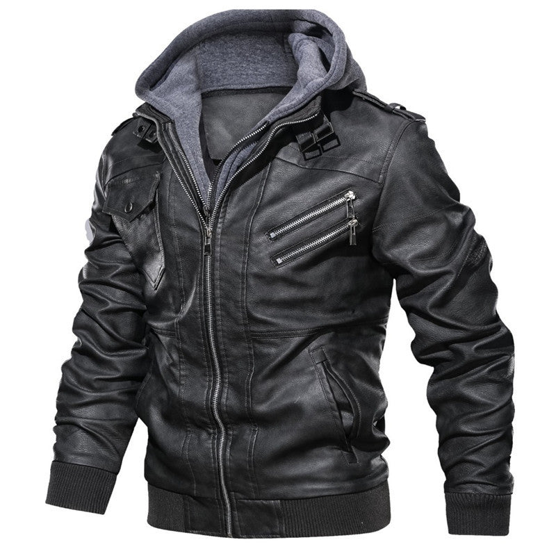 Men Marvel Venom Faux Two-Piece Motorcycle Jacket
