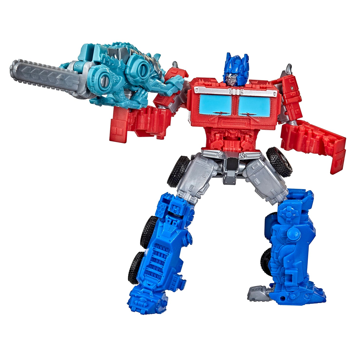 Transformers: Rise of The Beasts Movie Beast Alliance Beast Weaponizers 2-Pack Optimus Prime & Chainclaw Toys Age 6 and Up 5-inch