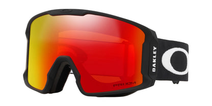 Oakley OO7070-02 Mens Line Miner Snow Goggles Matte Black Prizm Torch Iridium Large