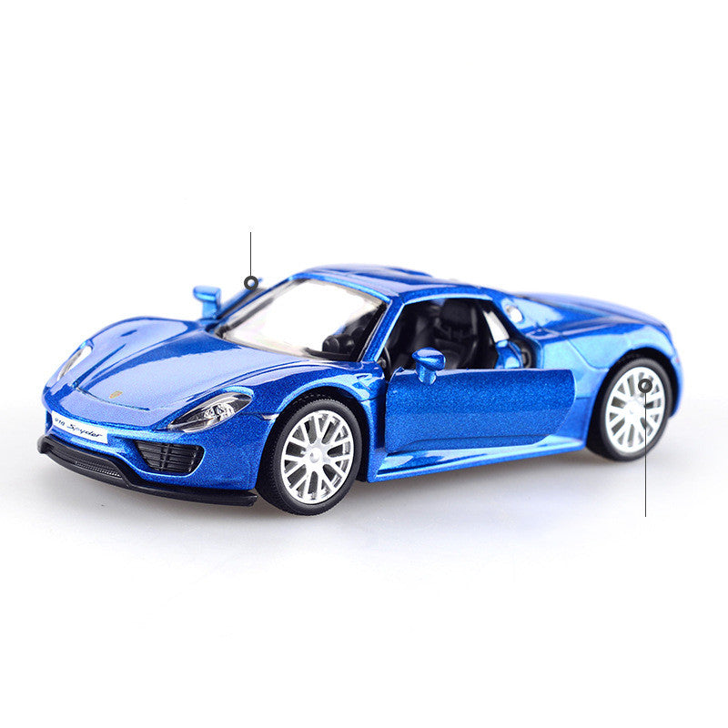 1:36 Porsche 918 Model Car with Opening Doors