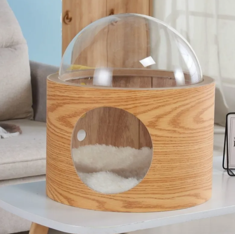 Clear Dome Pet dog cat Bed furniture