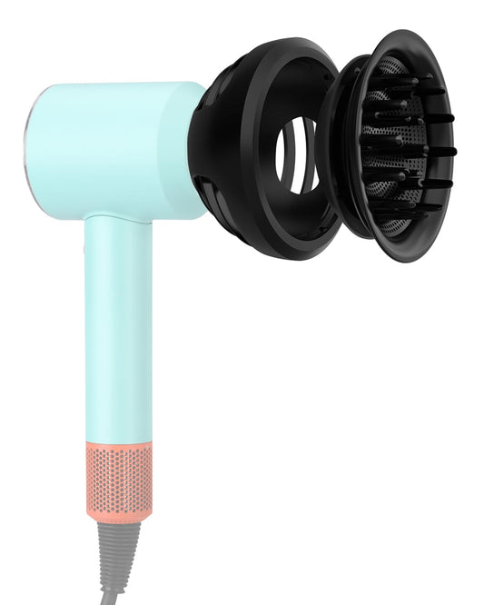 Wave+Curl Diffuser for Dyson Hair Dryer Upgraded Diffuser Attachment for Dyson Supersonic or Supersonic Nural Hair Dryer HD16 HD15 HD12 HD08 HD04 HD03 HD02 for Wavy Curly or Coily Hair