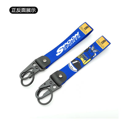JDM Culture Keychain Wrist Strap with Digital Print 19.5cm x 2.5cm