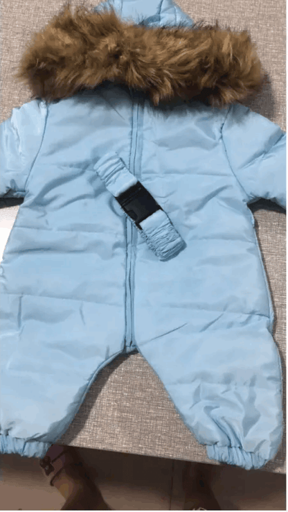 Thickened One-Piece Super  Warm  Cotton  Coat  baby