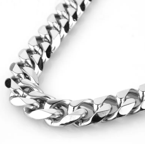 Six-Sided Cuban Chain Bracelet valentine couple birthday date gift