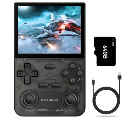 K36 Retro Handheld Game Console game nit 3.5 Inch IPS Screen with 16000 Video Games Emulator for PS1/PSP/DC/N64/SS