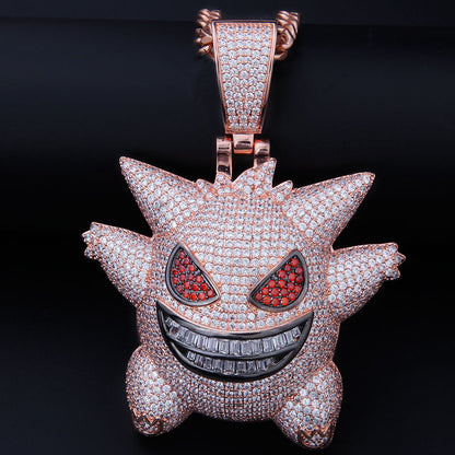 Zircon Crystal Pokemon Pendant Necklace (New Style)