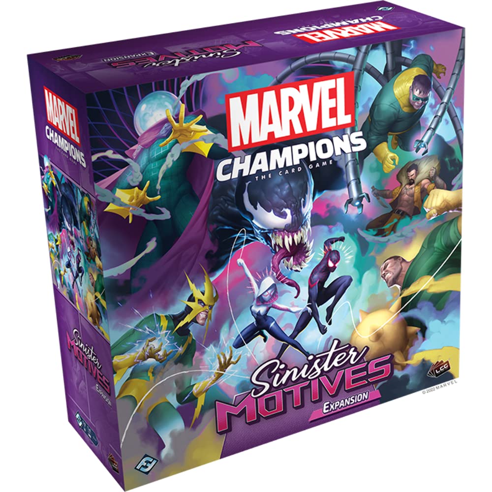 Marvel Champions The Card Game Sinister Motives CAMPAIGN EXPANSION - Cooperative Strategy Game for Kids and Adults Ages 14+ 1-4 Players 45-90 Minute Playtime Made by Fantasy Flight Games