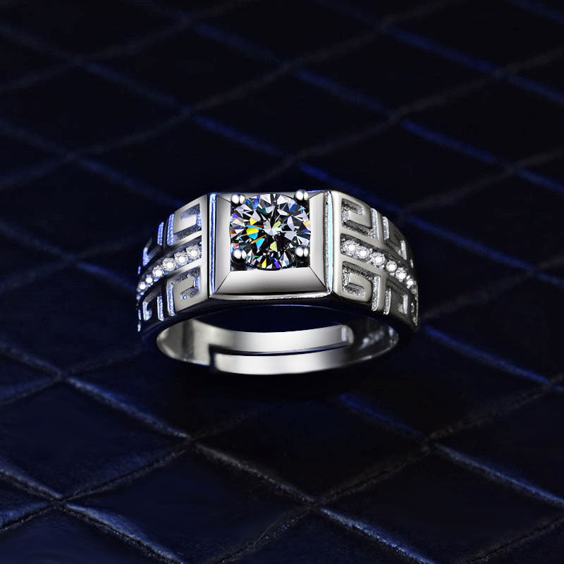 European American Men's Couple Ring valentine birthday gift