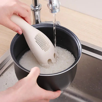 Multi-functional Hangable Rice Washing Spoon Gadget