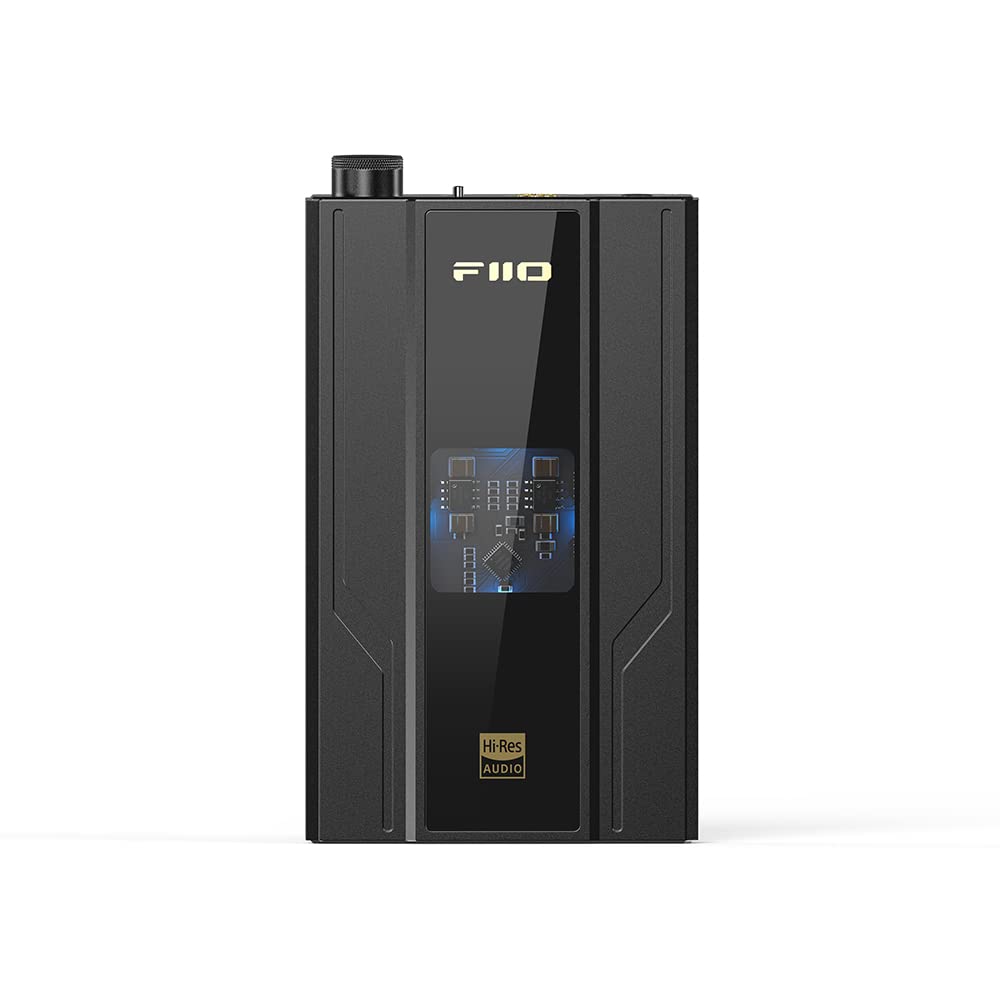 FiiO JadeAudio Q11 DAC Kopfhörerverstärker DSD256 PCM 32bit/384bit für Smartphones/PC 35 mm 44 mm Ausgänge Schwarz