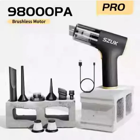 PowerClean 98000PA Car mini vacuum cleaner 98000pa