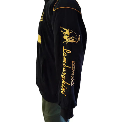 Lamborghini Racing Motorcycle Jacket with Vintage Embroidery