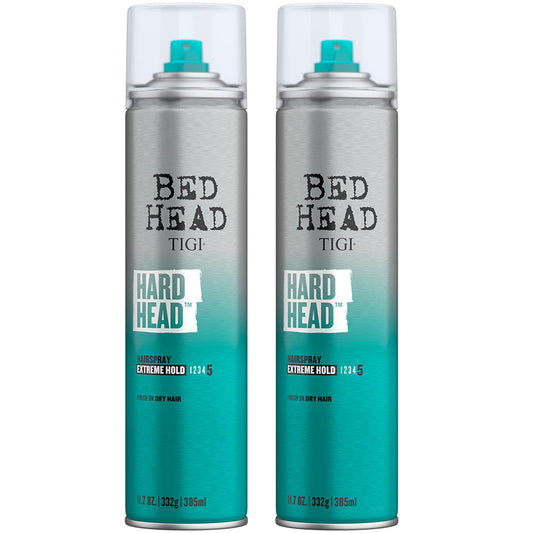 Bed Head Hard Head Extra Strong Hold Hairspray 10.6 Oz (Pack Of 2)