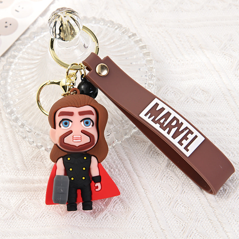 Marvel DC Keychain Pendant - SPIDERMAN BATMAN WONDERWOMAN CAPTAIN Superhero