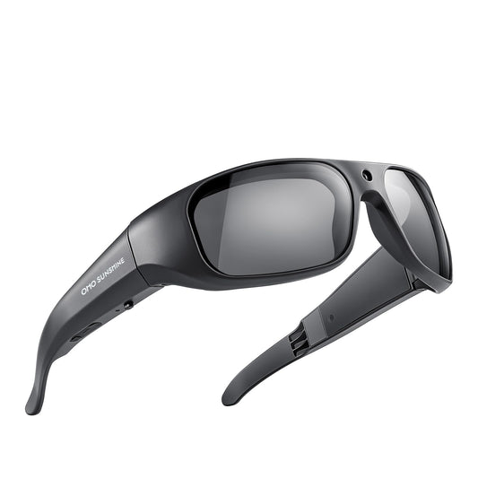 OhO sunshine Camera Sunglasses 4K Video 24M Resolution H.265 Smart Glasses with Built-in 64G MemorySafety Sunglasses for Outdoor Adventures
