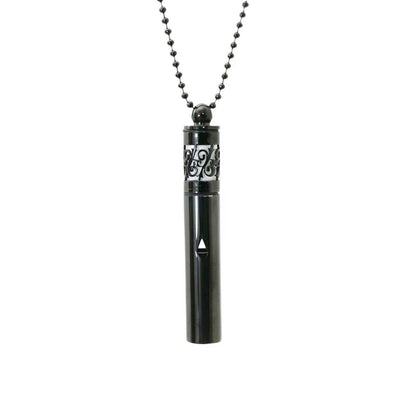 VICUSSE Stainless Steel Breathing Necklace for Women & Men Essential Oil Diffuser Necklace for Anxiety (B)