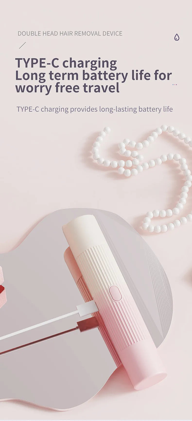 Portable Electric Shaver USB Multi colors