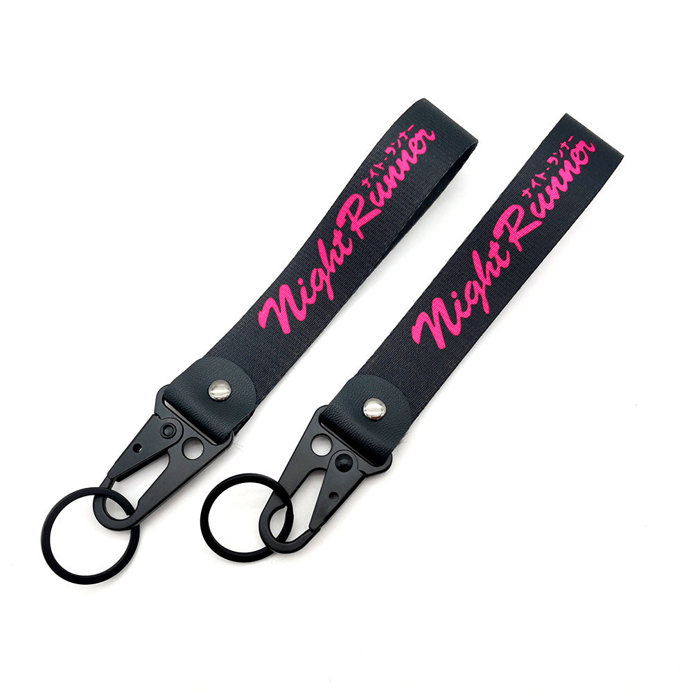 JDM Culture Keychain Wrist Strap with Digital Print 19.5cm x 2.5cm