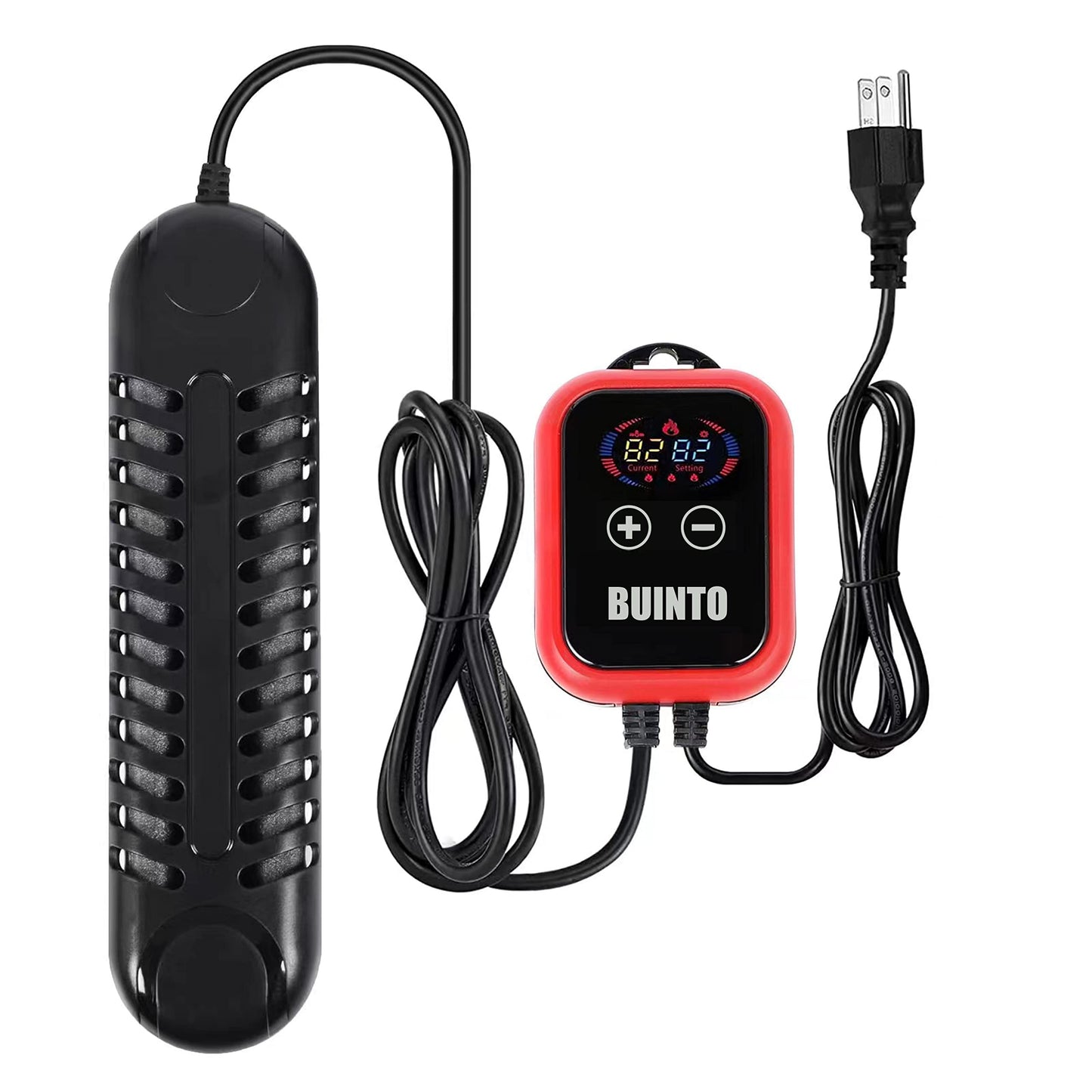 Buinto Fish Tank Heater. Aquarium Heater. Small Pond Heater. 800W. 1200W Double-Tube Heating Energy Saving and Power Saving. Suitable for Freshwater and Saltwater Aquariums (800W)