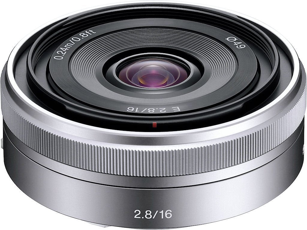 Sony SEL16F28 16mm f/2.8 Wide-Angle Lens for NEX Series Cameras (Renewed)