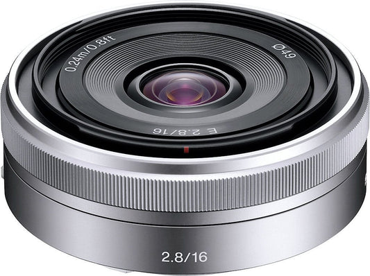 Sony SEL16F28 16mm f/2.8 Wide-Angle Lens for NEX Series Cameras (Renewed)