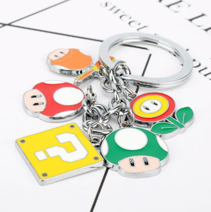 Super Mario and other anime Keychain valentine couple birthday date gift