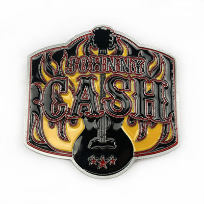 BULLZINE Zinc Alloy Guitar Music Belt Buckle 01884