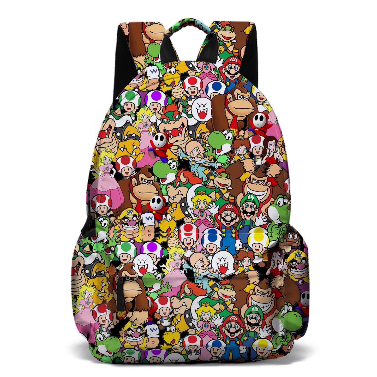 Mario Waterproof Backpack for Students (Two Shoulder Straps)